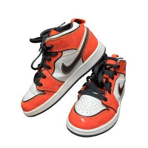 Nike Air Jordan 1 Mid SE PS 'Turf Orange' 2020 BQ6932-802 Youth